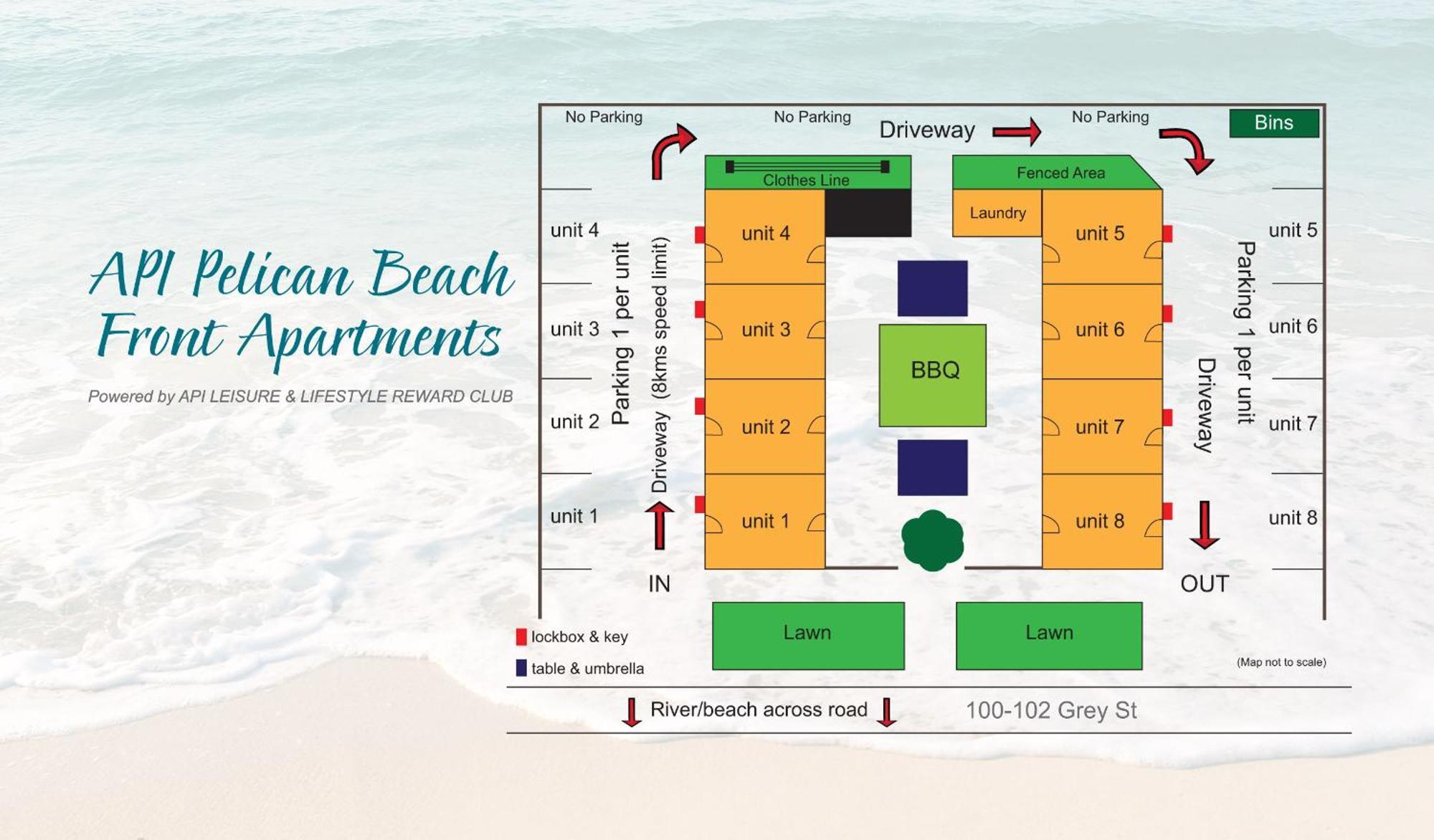 Api Pelican Beach Front Apartments Kalbarri Extérieur photo